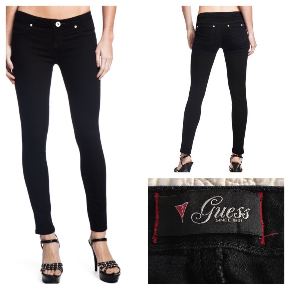 Guess low rise pull on pants