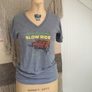 New Belgium Brewing Company tri-blend vneck tshirt