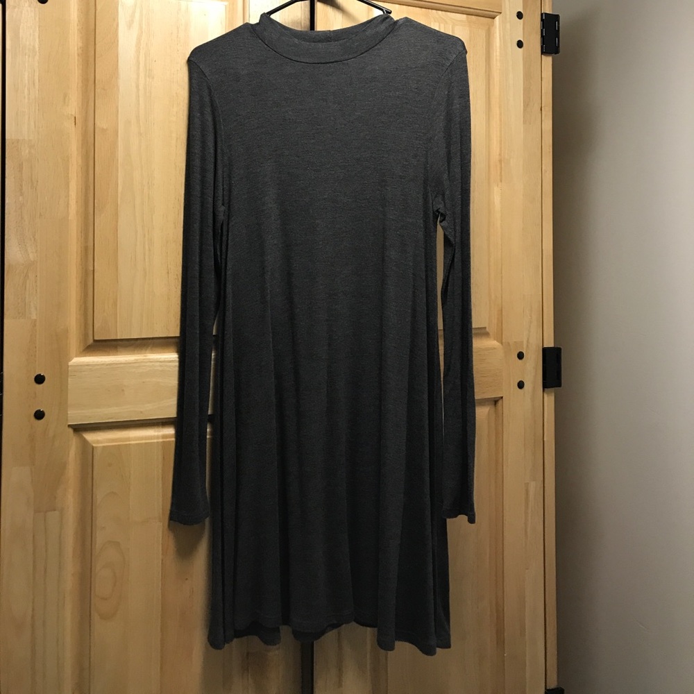 Gray swing dress