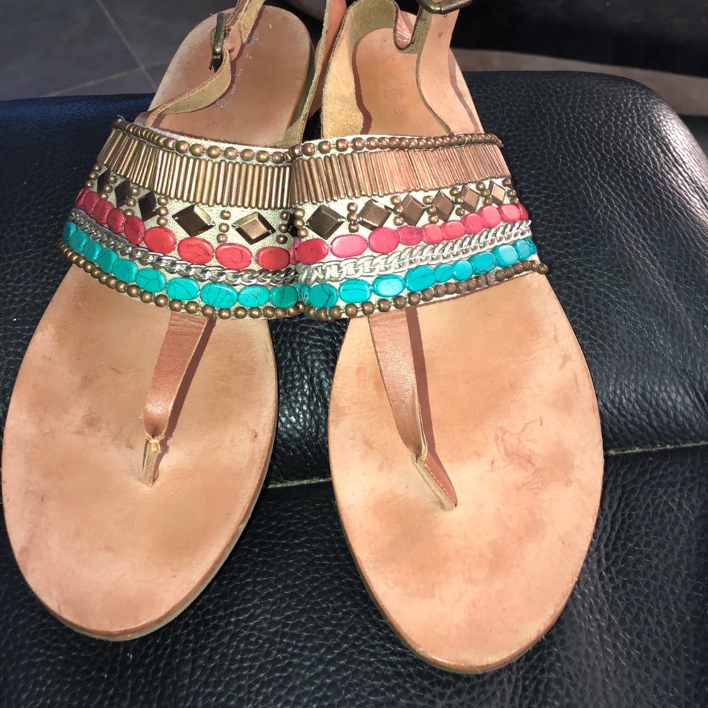 Size 10 Hinge sandals worn twice? Great condition