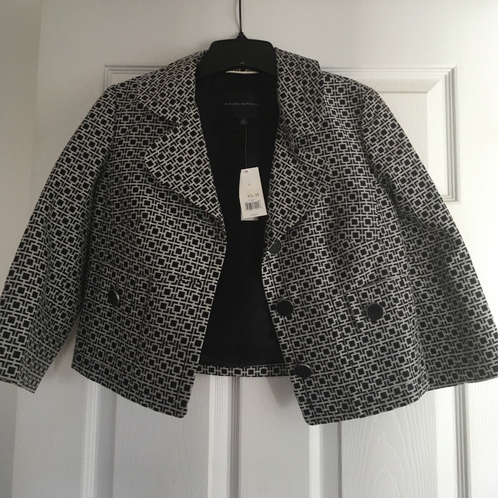 Blue/white Blazer