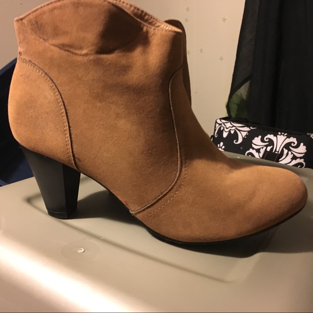 Camel Color Wet Seal Boots.