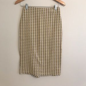Zara Trafaluc Geo/Tribal Bodycon Skirt (Sz M)