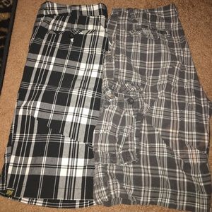 Lot of TWO pairs of men's shorts
