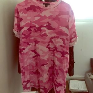 Camouflage T-Shirt Dress