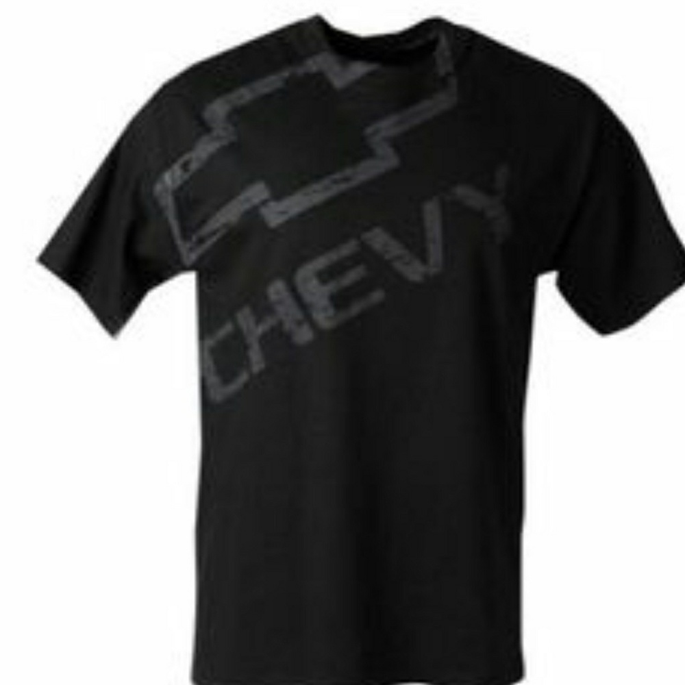 Black Chevy with Logo T-shirt