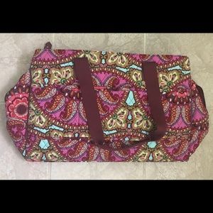 Vera Bradley Triple Compartment Travel Bag