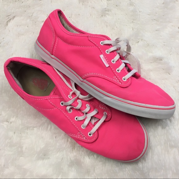 hot pink canvas shoes