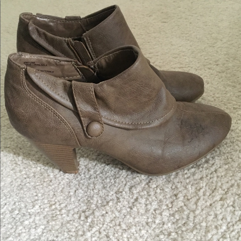Brown booties