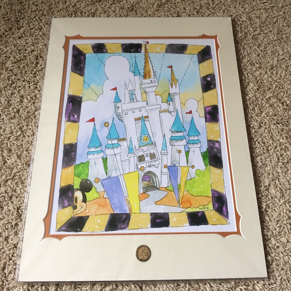 Disney exclusive wall art “our world castle”