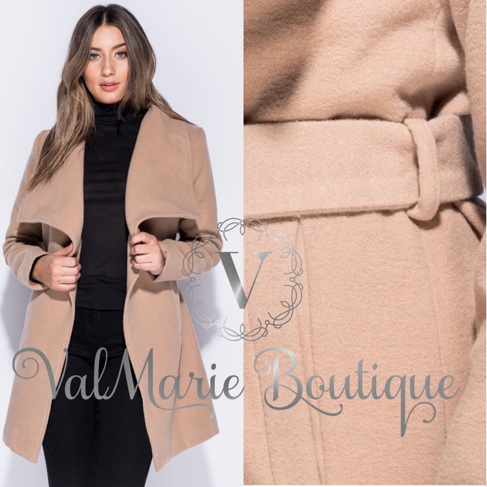 🔥LAST🔥Camel Wool Feel Peacoat - Picture 3 of 3
