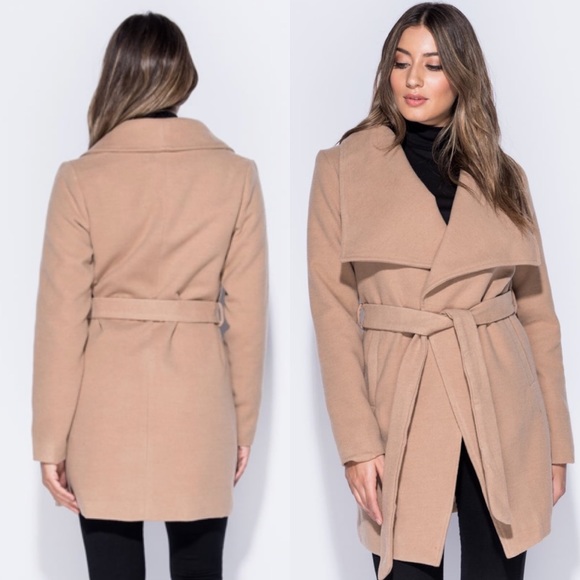 🔥LAST🔥Camel Wool Feel Peacoat - Picture 2 of 3