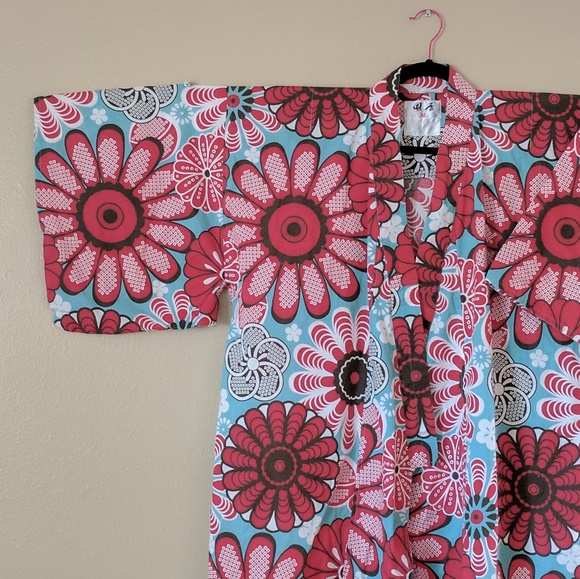 Vintage Jackets & Blazers - VTG 70s Psychedelic  Kimono