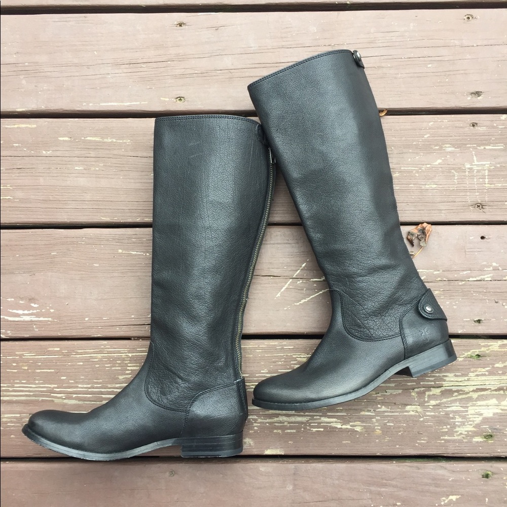 BRAND NEW Melissa Button Boots Black 6M