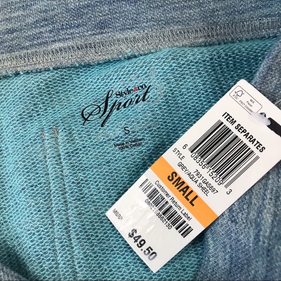 Style & Co Sport Heather Stretch Pants - Picture 4 of 6