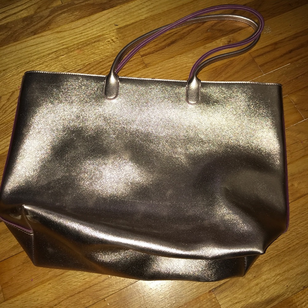 Rose gold purse (sparkly bag included)
