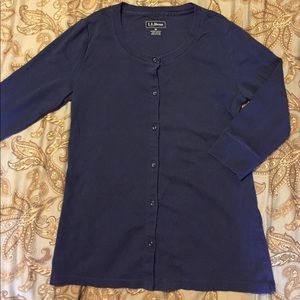 LLBean cardigan