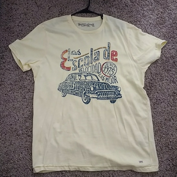 Jack and Jones Yellow Tee - Picture 1 of 2