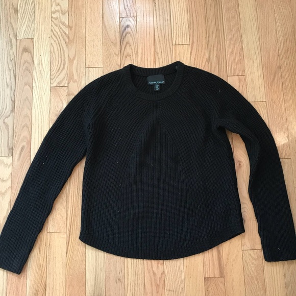 Cynthia Rowley black knitted sweater - Picture 2 of 2