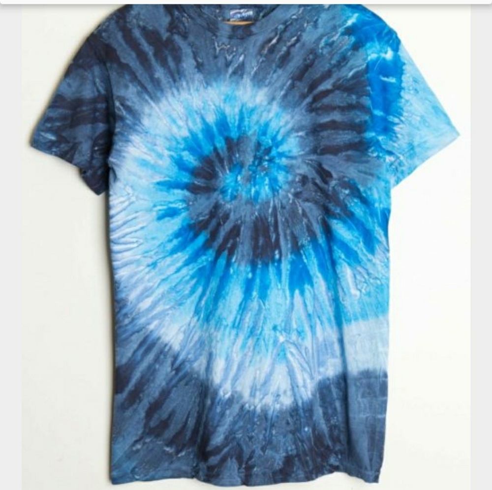 Shades of Blue TieDie T-shirt