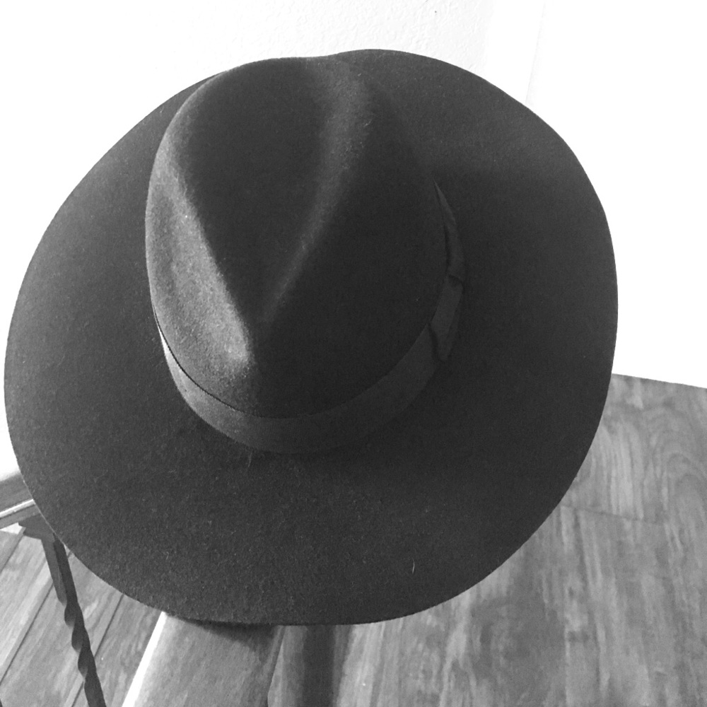 Brixton black fedora hat