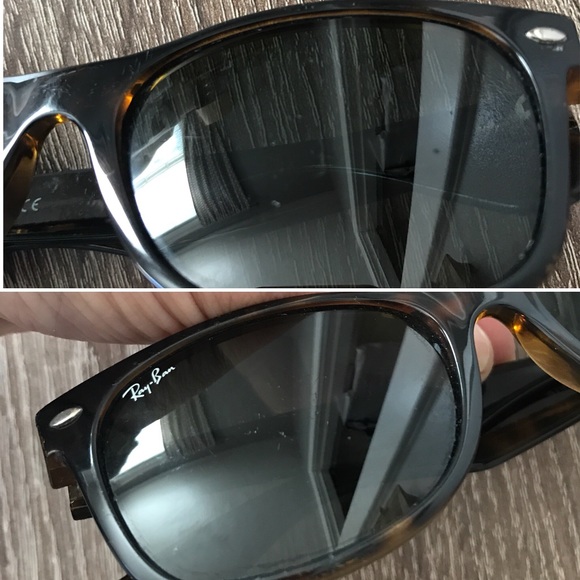 Ray-Ban Wayfarers Tortoise Green Classic G-15 - Picture 6 of 7