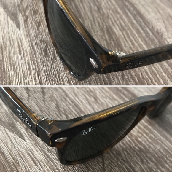 Ray-Ban Wayfarers Tortoise Green Classic G-15 - Picture 7 of 7