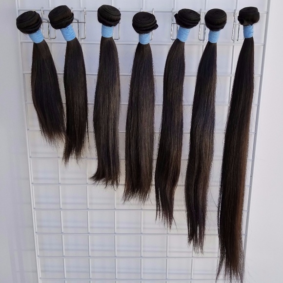 3 BUNDLES SALE! 12"14"16" ST Burmese Remy Hair - Picture 1 of 2