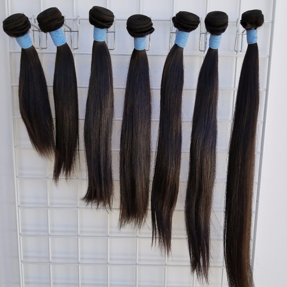 3 BUNDLES SALE! 12"14"16" ST Burmese Remy Hair - Picture 2 of 2