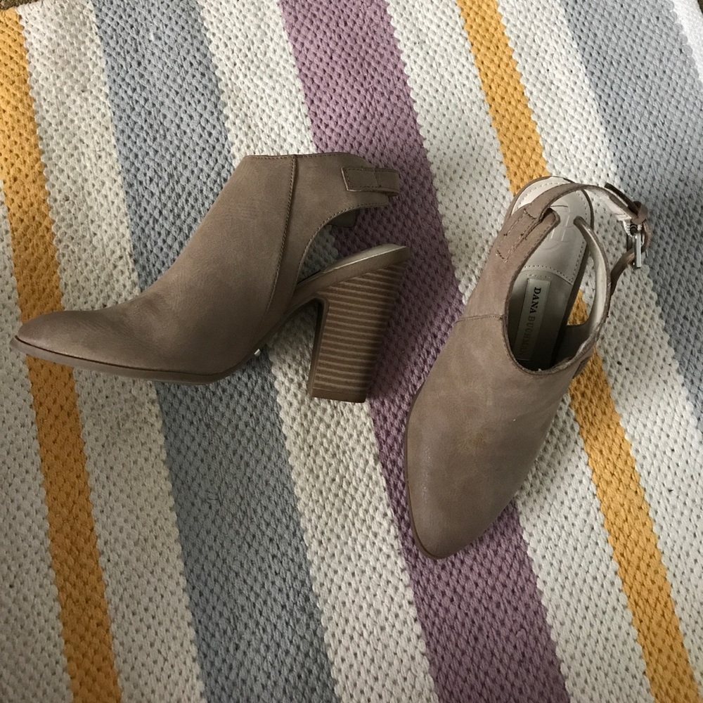 Taupe booties