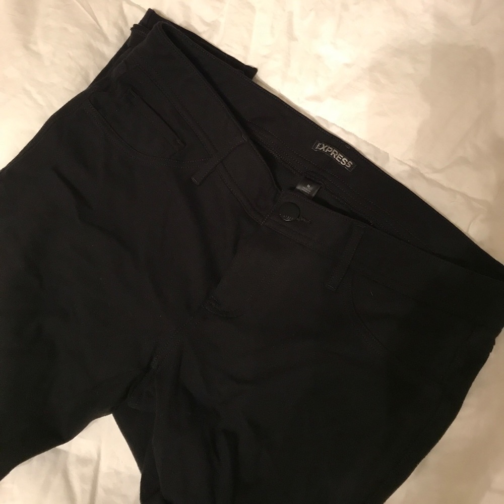 Black express jeggings