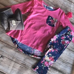 NWOT girls 2 piece outfit