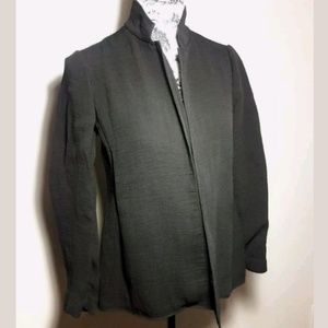 🦋 Eileen Fisher Cardigan Open Front Black Jacket XS