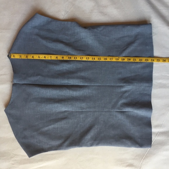 Trina Turk Carola Blouse, Mineral Grey, Large - Picture 5 of 7