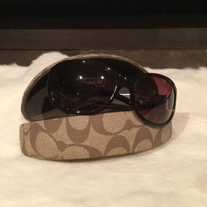 Coach sunglasses with case