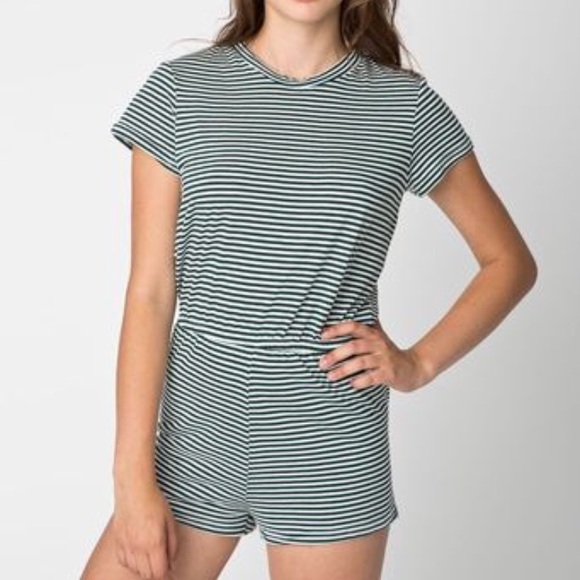 Striped tee shirt romper - Picture 4 of 5