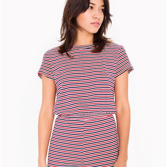 Striped tee shirt romper - Picture 5 of 5