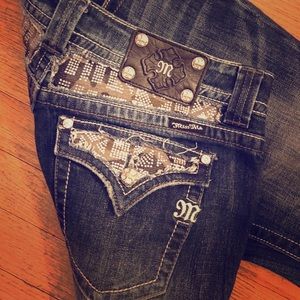 Miss Me 31 boot cut jeans.