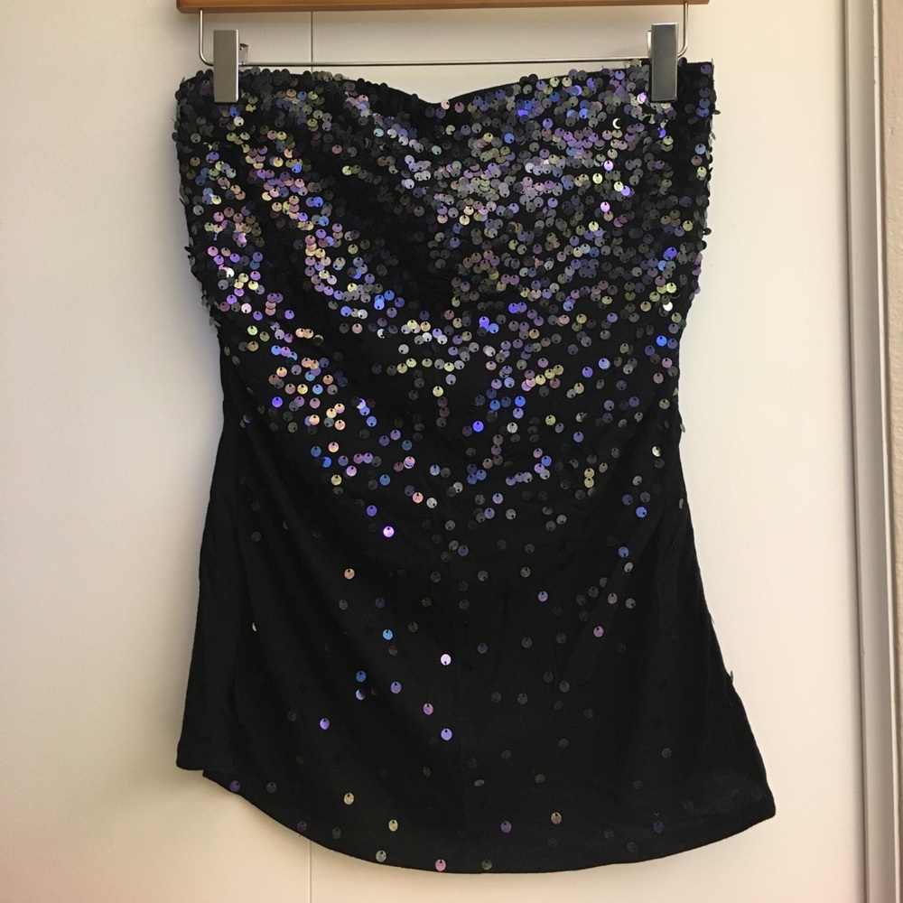Express strapless shirt