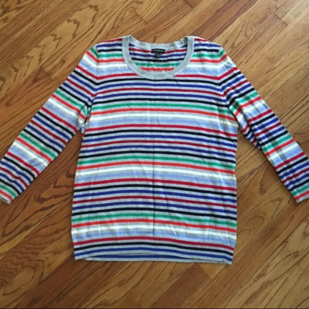 Talbot’s Cotton Blend Stripe Sweater