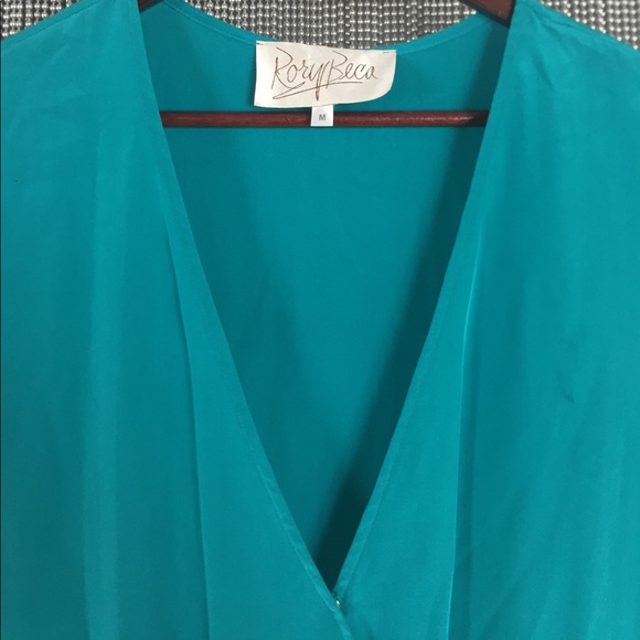 Rory Becca silk romper size M - Picture 3 of 6