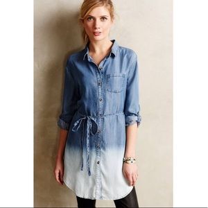 Anthropologie Denim Shirtdress