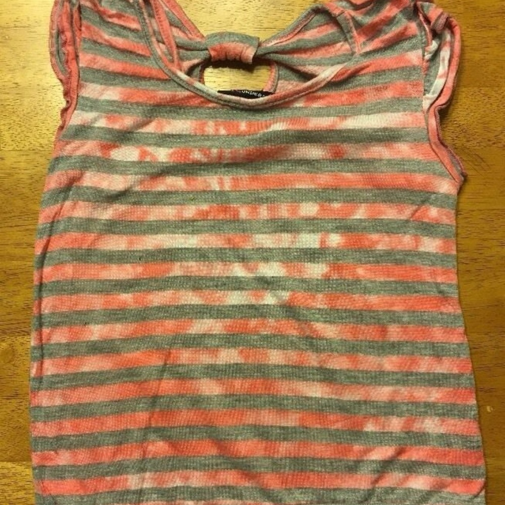 Miss Understood Girl's Pink & Gray Shirt Size S