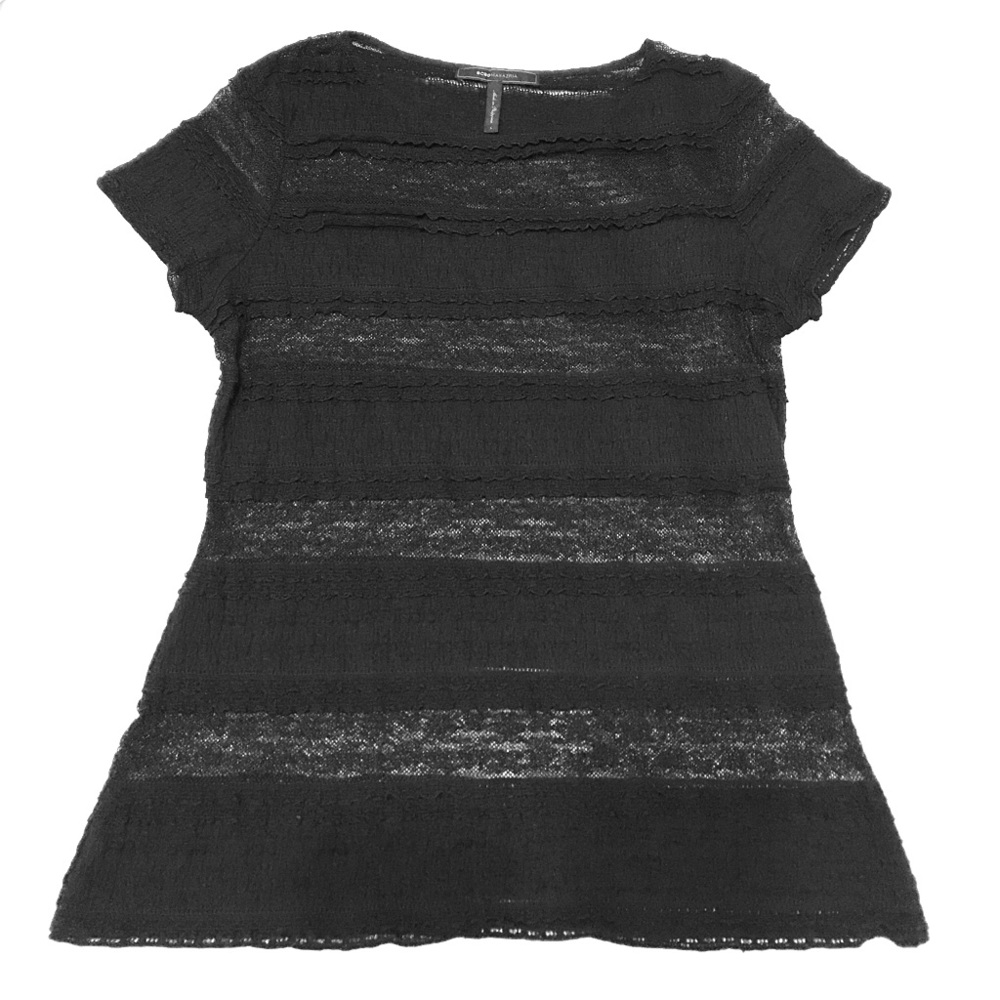 BCBG MAXAZRIA S/S Dress Shirt (Size L)