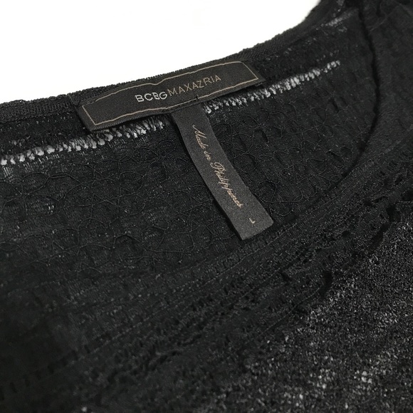 BCBG MAXAZRIA S/S Dress Shirt (Size L) - Picture 2 of 3