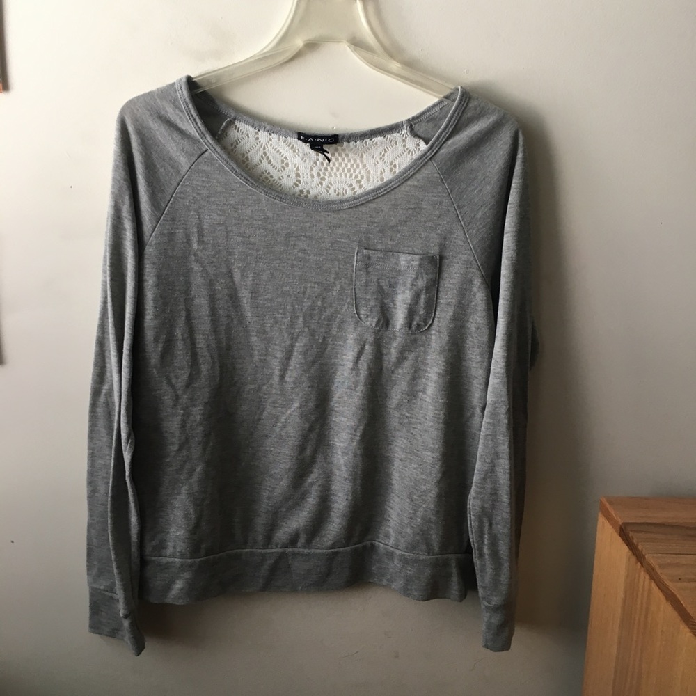 Lace Embroidered Crewneck