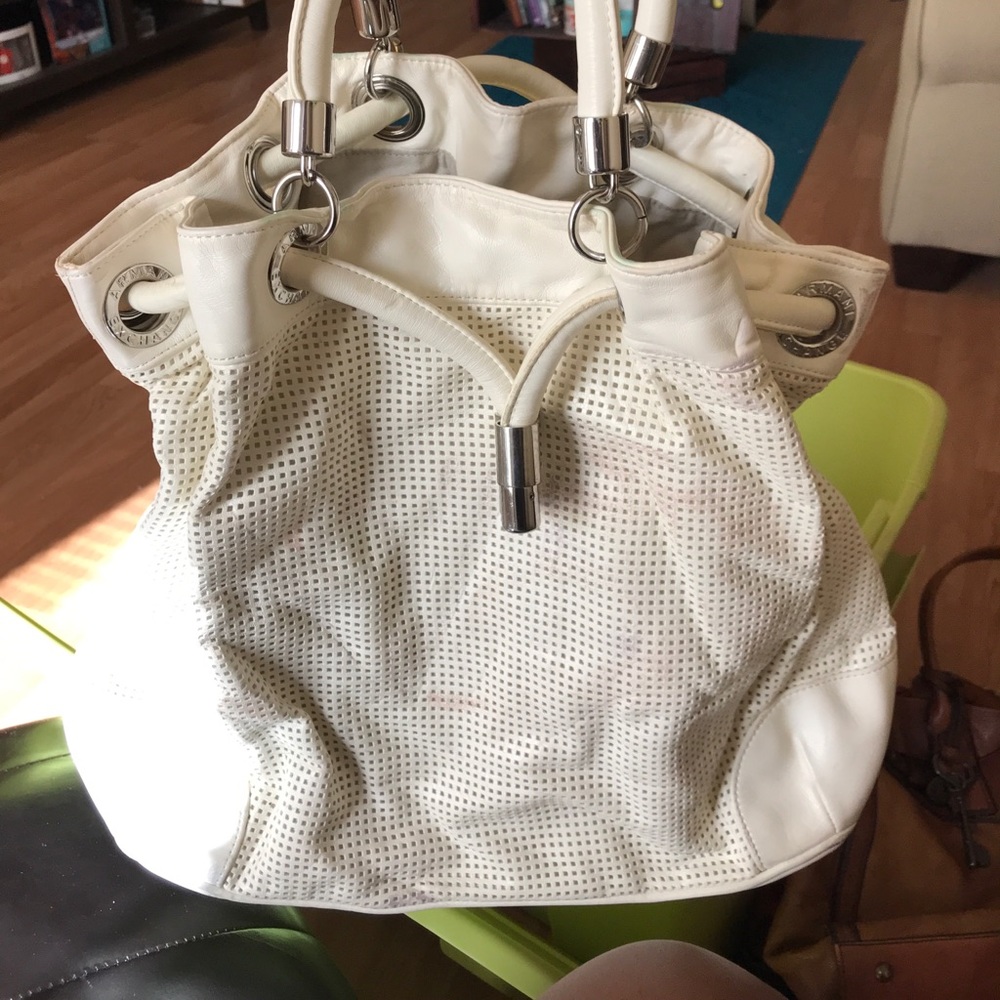 Armani exchange large drawstring bag