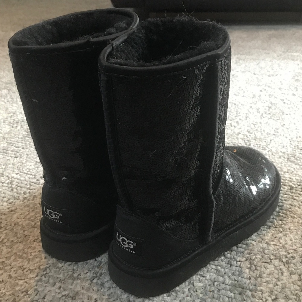 Sparkle Black Ugg Boots