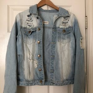 White wash Denim Jacket
