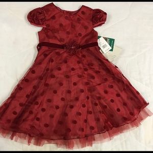 RED Toddler Girl Dress! Size 4T